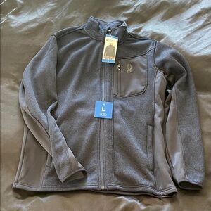 Spyder Navy Full-Zip Jacket